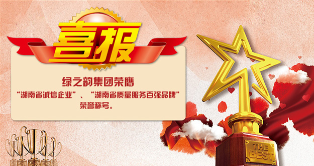 mk网荣膺“湖南省诚信企业”“湖南省质量服务百强品牌”荣誉称号