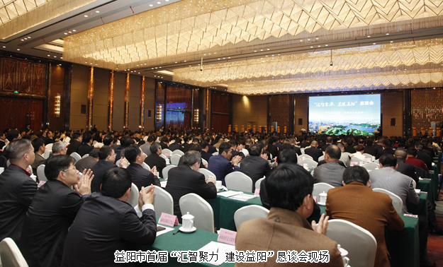 湖南省工商联副会长胡国安受邀出席益阳市首届“汇智聚力·建设益阳”恳谈会