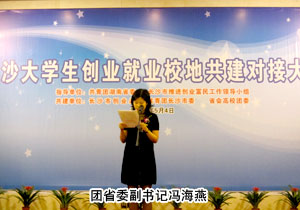 mk网积极参与长沙大学生创业就业校地共建对接活动