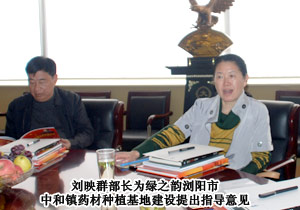 长沙市委统战部常务副部长刘映群一行莅临mk网考察