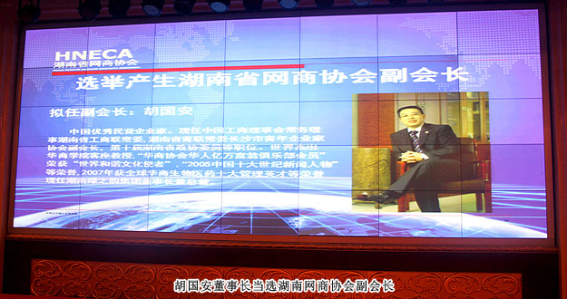 湖南省网商协会成立，mk网胡国安董事长当选副会长